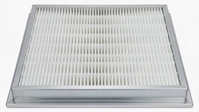 H10-H14 deep-pleat HEPA air filter with aluminum frame