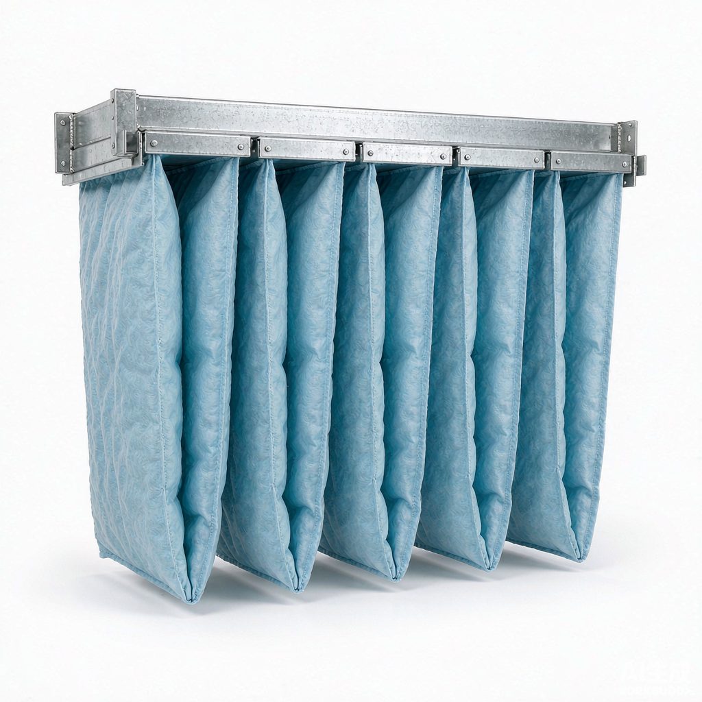 Medium efficiency pocket bag air filter F5-F9
