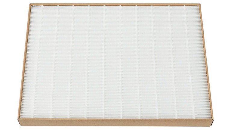 G4 primary panel air filter with cardboard frame and white synthetic media